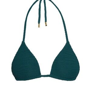 Monday Swimwear Deep Teal Palma Bikini Top